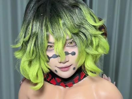 妹妹说会火的#鬼灭之刃 #妓夫太郎 #上弦兄妹 #过年也要玩cos #我在抖音玩cos