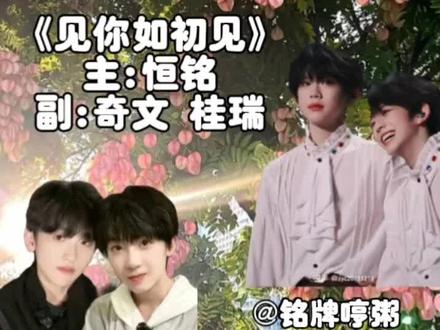 第1集/见你如初见 甜文#恒铭#桂瑞#奇文