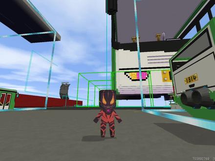 迷你世界:奥特曼大巴公交车,里面可以搭载30个人