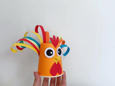 用纸杯就可以完成的火鸡,又好看又简单哦#亲子手工制作 #儿童手工 #幼儿园手工 #手工diy #创意手工 #做手工我是认真的 #一起做手工 #手工教程 #纸杯手工