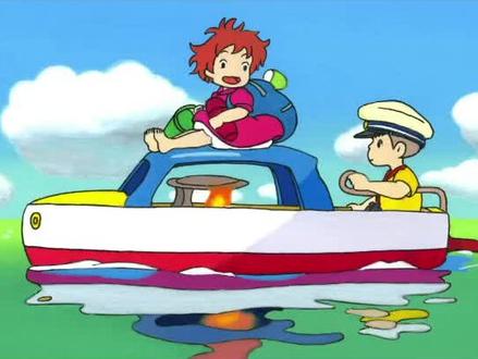 宗介与波妞~不透明水彩教程#创作灵感 #画画 #绘画 #不透明水彩 #手绘 #水彩 #水彩教程