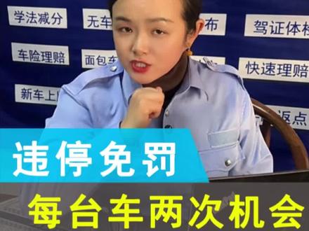 违停免罚 不管是你是新车还是刚买的二手车 都享受 我非常肯定 #违停免罚 #违章处理 #车驾管业务