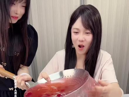 谁橙想呢 漏勺都能下水晶雨了#起泡胶教程#解压#看完不笑算我输