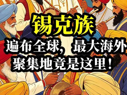 锡克族遍布全球,最大的海外聚集地竟是这里 #短视频变现