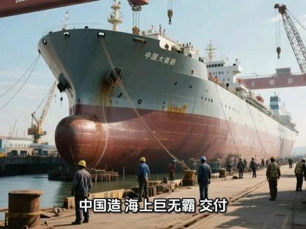 Part106:中国自研超大型油船交付,三项数据全球领先 3月25日,大连造船厂自主研发的30.7万吨超大型油船“君望”轮正式交付,比计划工期提前3个月完成。“君望”轮的各项数据彰显出了中国造船的强大实力。船长333米、船宽60米,甲板超1.8万平方米,总涂装面积54万平方米,相当于76个足球场,从船底到驾驶室近20层楼高,堪称“海上移动能源堡垒”。#科普 #石油 #造船 #高端制造 #中国