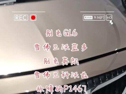 别克GL6
雪佛兰沃蓝多
别克英朗
雪佛兰科沃兹
故障码P1467
更换吹洗泵,故障排除