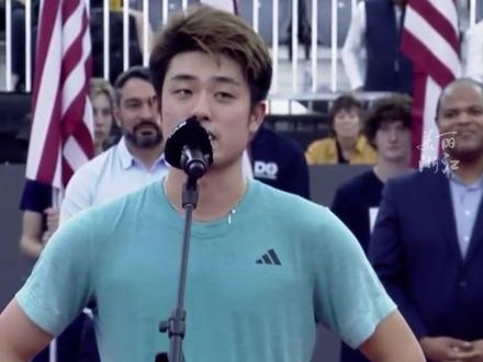 现场,他用中文致谢!浙江小伙吴易昺获中国大陆球员首个ATP巡回赛单打冠军!#浙江dou知道 #吴易昺#身边的骄傲