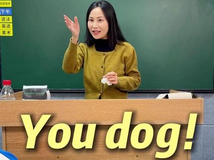 You dog!你真狗? #英语 #英语口语 #趣味英语 #英语课堂实录 #英语表达