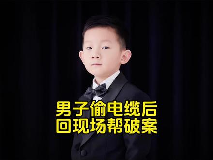 男子偷电缆后竟回现场指导破案,最终人赃并获…… #热点新闻事件 #法律大白