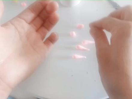 #超轻粘土手工 桃花的制作教程,一起学起来
