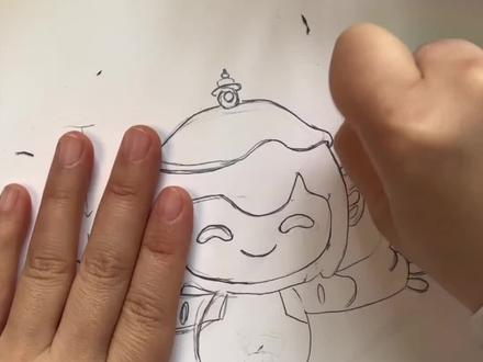 #杭州亚运会#亚运吉祥物##一起学画画 ##手绘 ##跟着抖音学画画 亚运吉祥物———-莲莲绘画教学(下集)