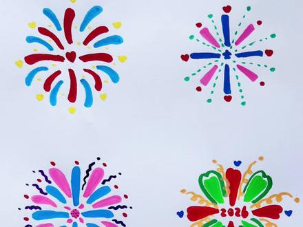 新年烟花简笔画,一看就会,你喜欢哪一种,快来试试吧#简笔画#一学就会系列 #手抄报 #新年手抄报 #烟花简笔画
