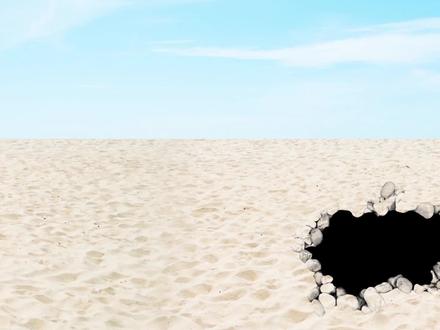 机器人从沙漠上走出来#内容启发搜索