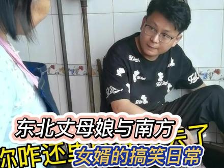 盘点东北丈母娘与南方女婿的搞笑日常,禿喽到底有几种意思?#东北话 #南北方差异 #搞笑 #家庭日常 #东北丈母娘和南方女婿