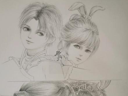 #手绘斗罗大陆#画画 #唐三#小舞#铅笔画 #公主抱 ,嘿嘿,狗粮安排上了