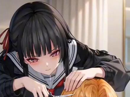 千咲:优秀的脸模从不依赖头发#鸣潮 #千咲 #西格莉卡