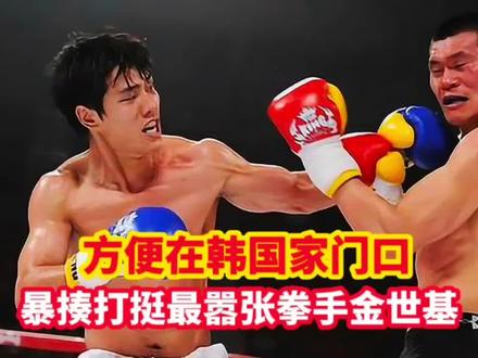 方便在韩国的擂台上暴揍韩国战神,痛快!#搏击 #ko #擂台 #散打 #搏击散打 #散打搏击