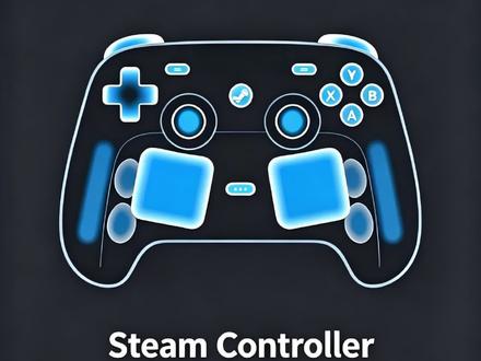 Steam Controller 它来了 !5月4日发售! #steam手柄 #steam主机游戏 #游戏手柄 #steammachine