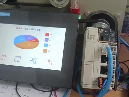 通过汇川触摸屏给EasyPLC下载程序 #plc教学 #plc #编程入门 #plc培训 #编程 #电工技术