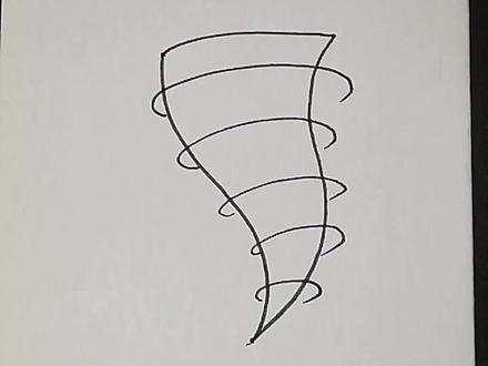 龙卷风🌪简笔画#简笔画