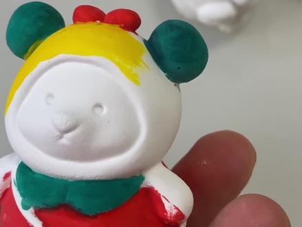 石膏A涂色完成 明天将诞生石膏B,敬请期待!#石膏娃娃 #涂石膏娃娃 #石膏娃娃彩绘 #石膏娃娃教程 #石膏娃娃涂鸦