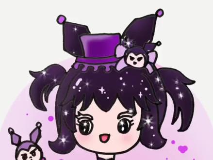 库洛米女孩👧 #绘画教程 #简笔画 #画画🎨