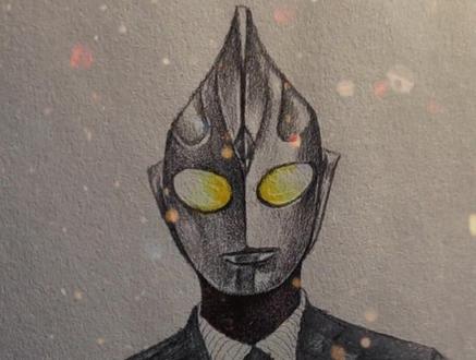 那一年我们变成了光#迪迦奥特曼 #绘画教程 #抖音热门