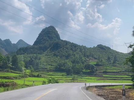 广西河池太美了,自驾乡道像是走进画卷中,这里的山水也能甲天下 #旅行 #vlog旅行记