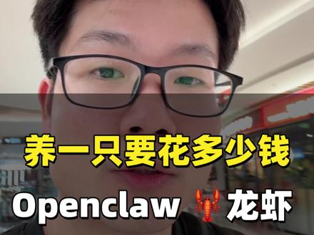 OpenClaw 龙虾,一个月要花多少钱? 帮大家算一下,养个 OpenClaw 龙虾要花多少钱,有没有养殖大户说一下自己的花费? #openclaw #小龙虾 #ai