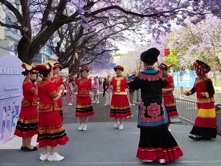 喜欢达体舞的一起来#花都开了你来不来