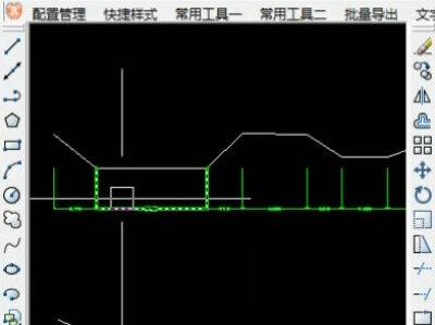 快速标注断面线上各个拐点间的水平距离🐯🐯🐯🌸