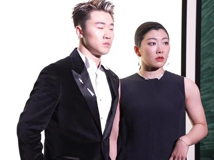 #徐梦桃 #王心迪 亮相上海品牌活动,桃心夫妇时尚感这把满分💯