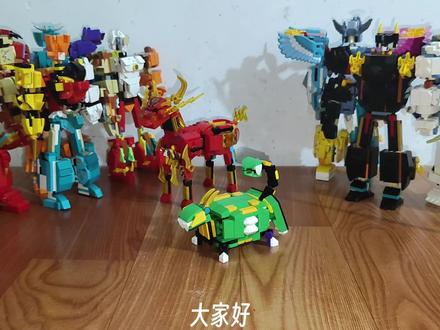 新坑!自拼神兽合体积木,北方玄武
#积木
#乐高
#合体
#神兽
#玄武