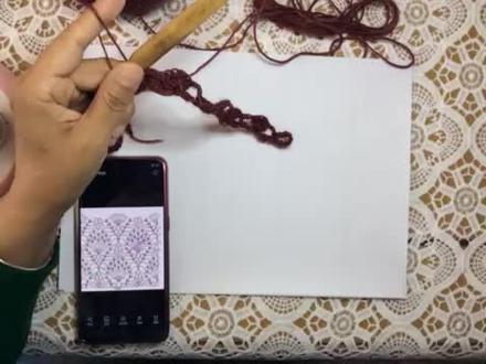 #钩针教程 雀羽🧣教程4雀羽