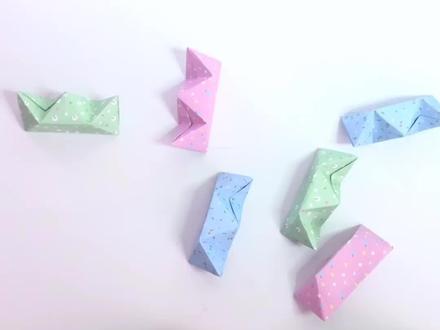 蛮有趣的孔明锁#手工折纸 #抖音小助手