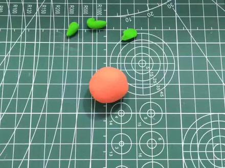 有手就能做的粘土胡萝卜🥕快来448#手工diy #粘土手工 #粘土教程