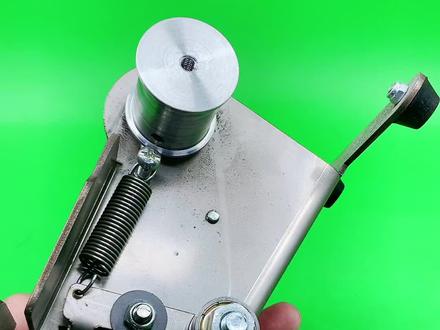 自制砂带机打磨