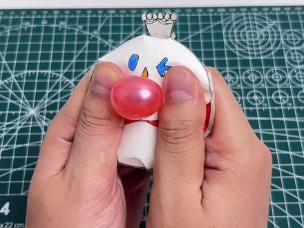 教你做可爱的解压小雪王#创意手工 #儿童创意手工 #益智玩具