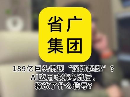 AI应用政策寒流后,它释放了什么信号?