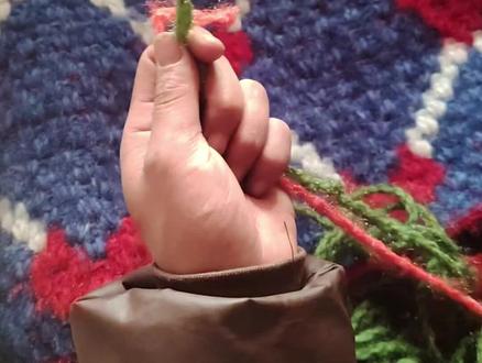 爱心毛毯教程#爱生活爱编织 #手工钩织