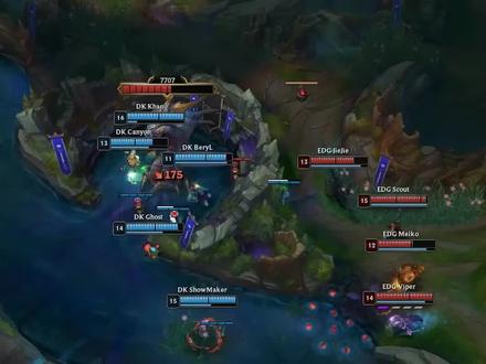 Viper强势开团瞬秒Showmaker,EDG先下一城!