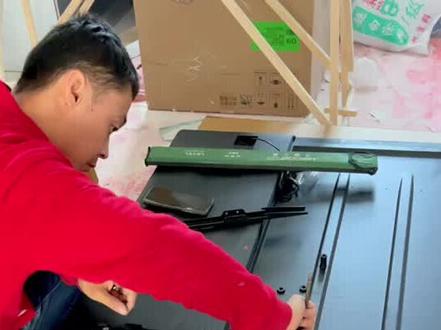 小米75寸智能电视安装全过程#智能家居 #智能电视#家装装修 #装修