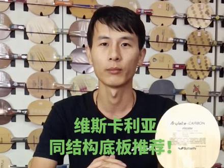 维斯卡利亚价位高门槛高?来看看这几款同结构的高性价比底板好啦!#乒乓球拍 #乒乓球