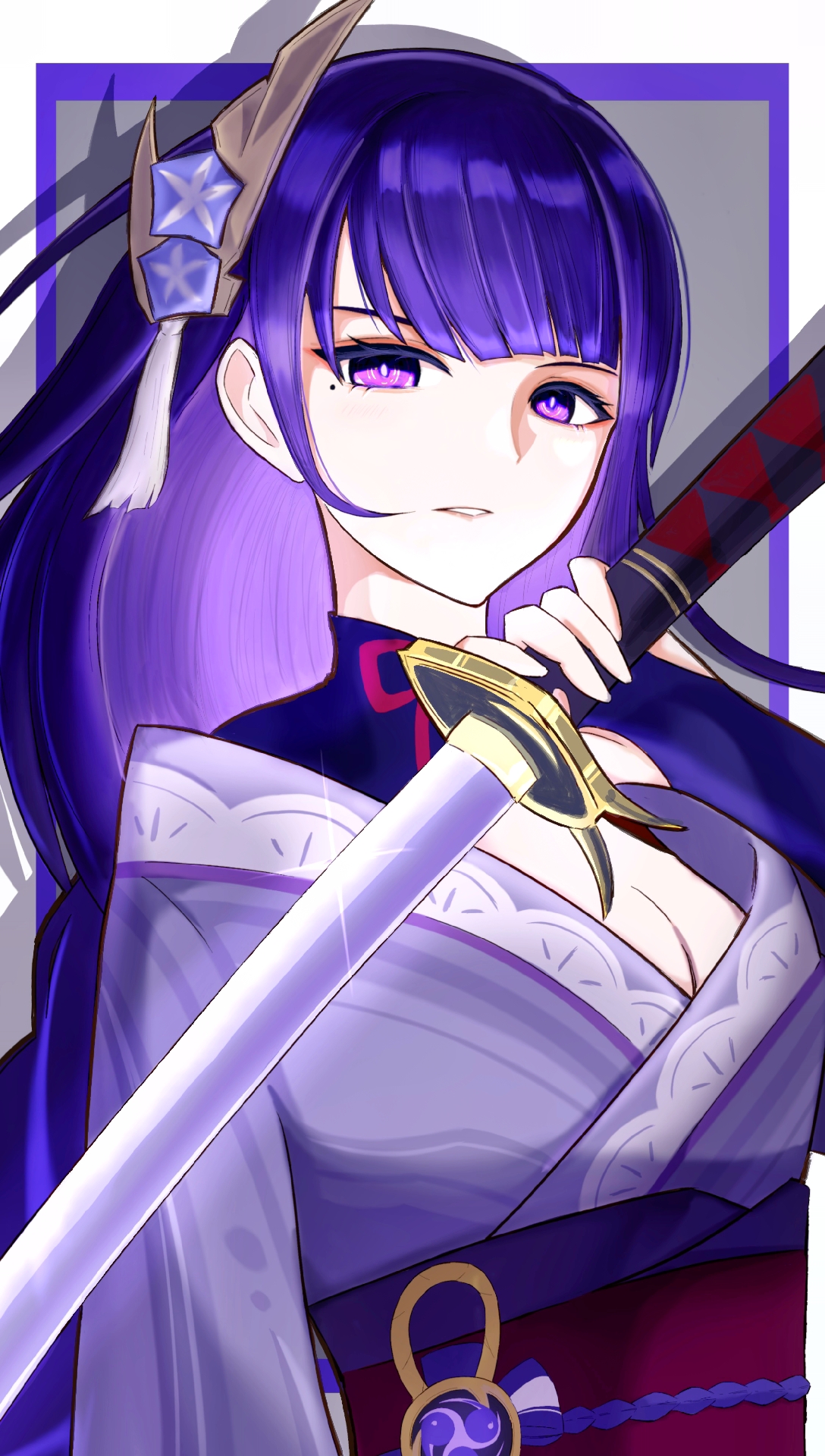 将真高清壁纸,雷电将军图集#雷电将军拔刀 #雷电将军 #原神雷电将军