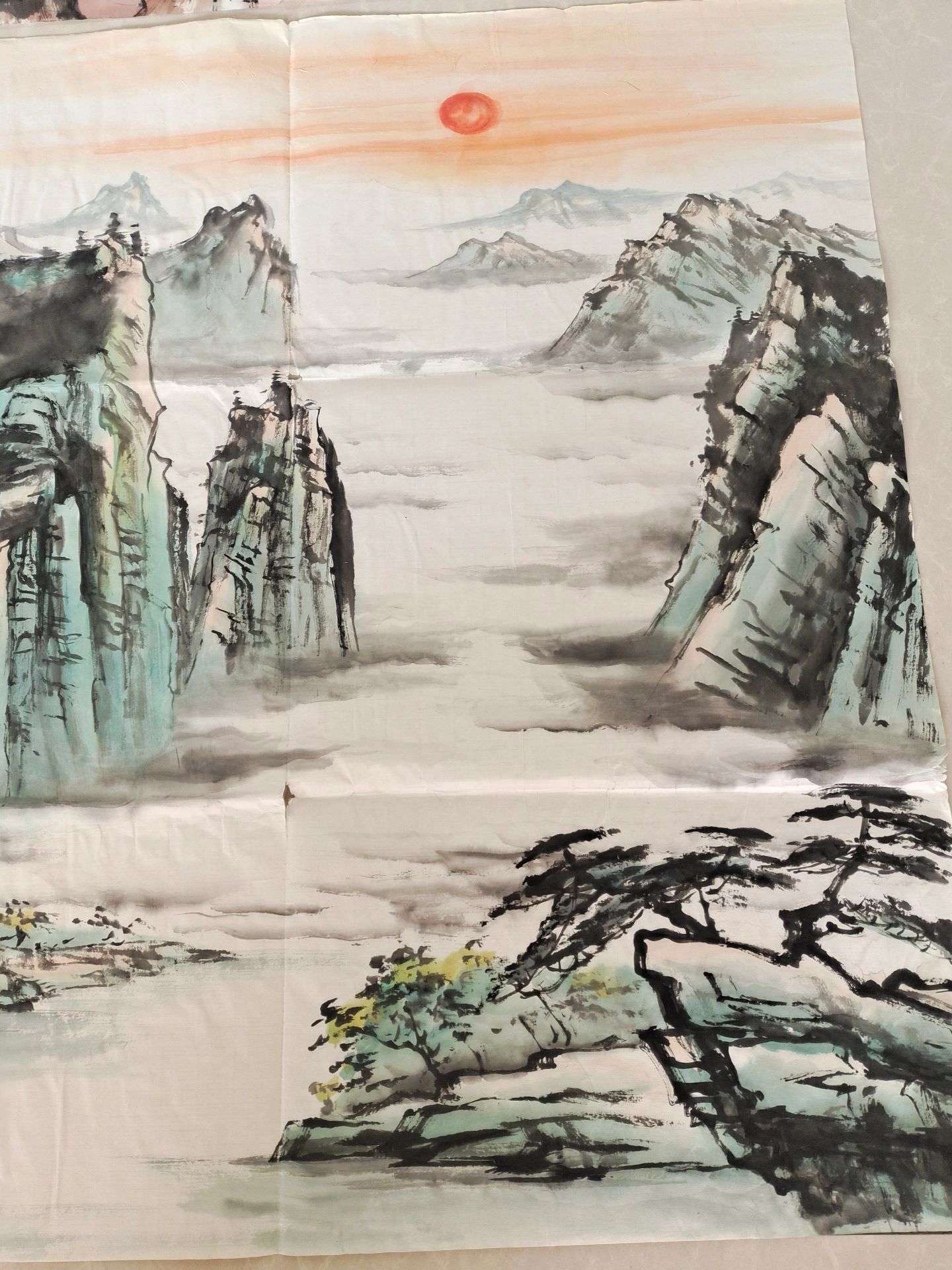 黄土水墨缘:国画家李雪鸿四尺整张!