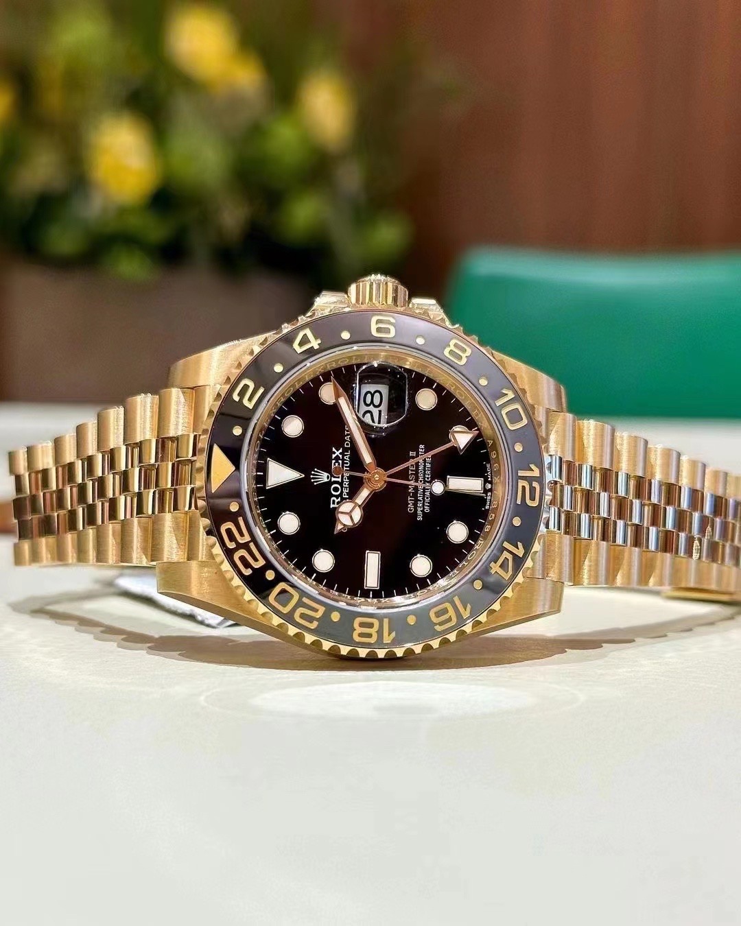 alex的腕表俱乐部:劳力士126718全金黑格林尼治,23年新款,国行未使用