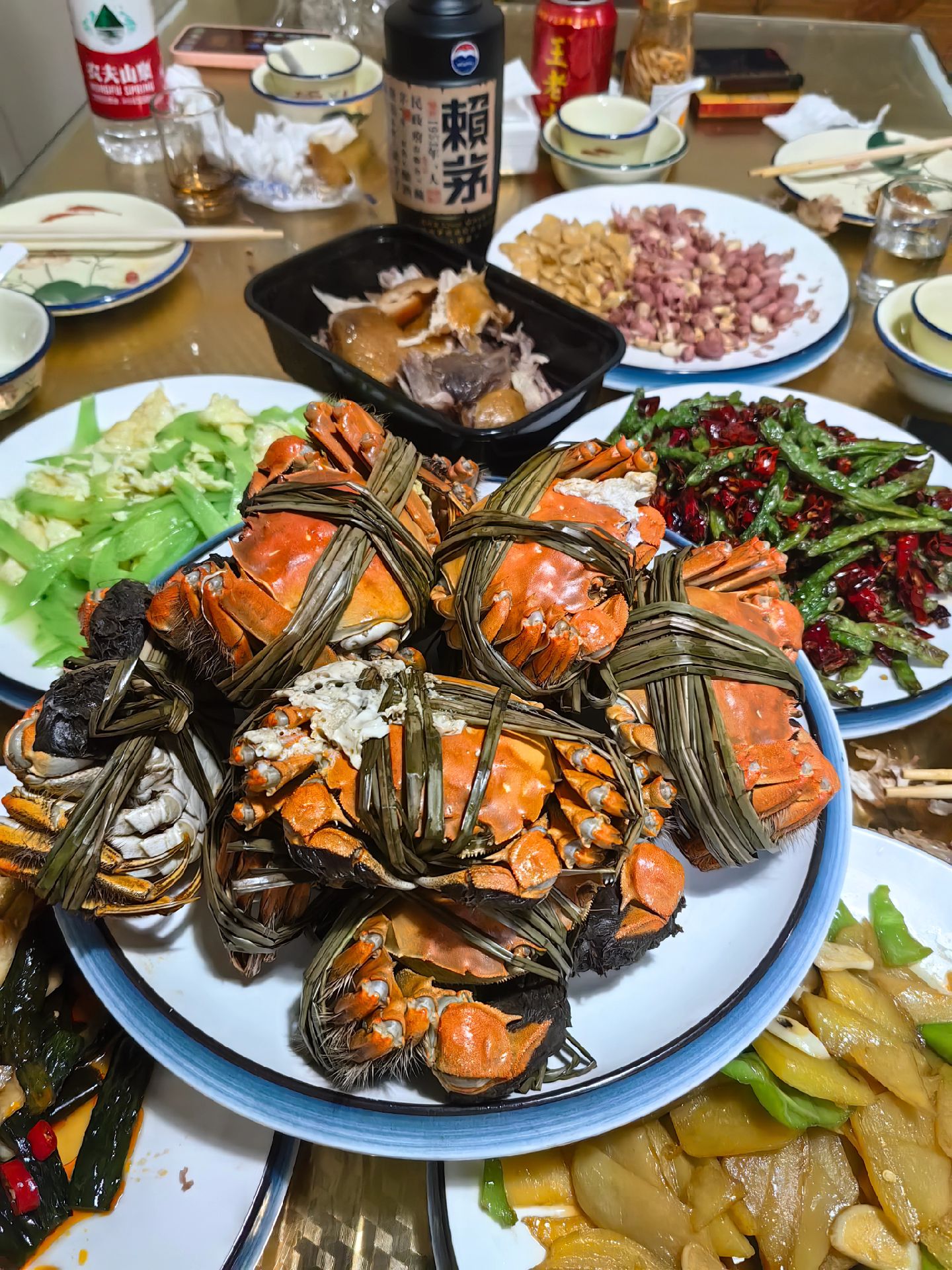 滨海诚汇建工:主打的就是一个字"大"080808#金秋时节的螃蟹宴