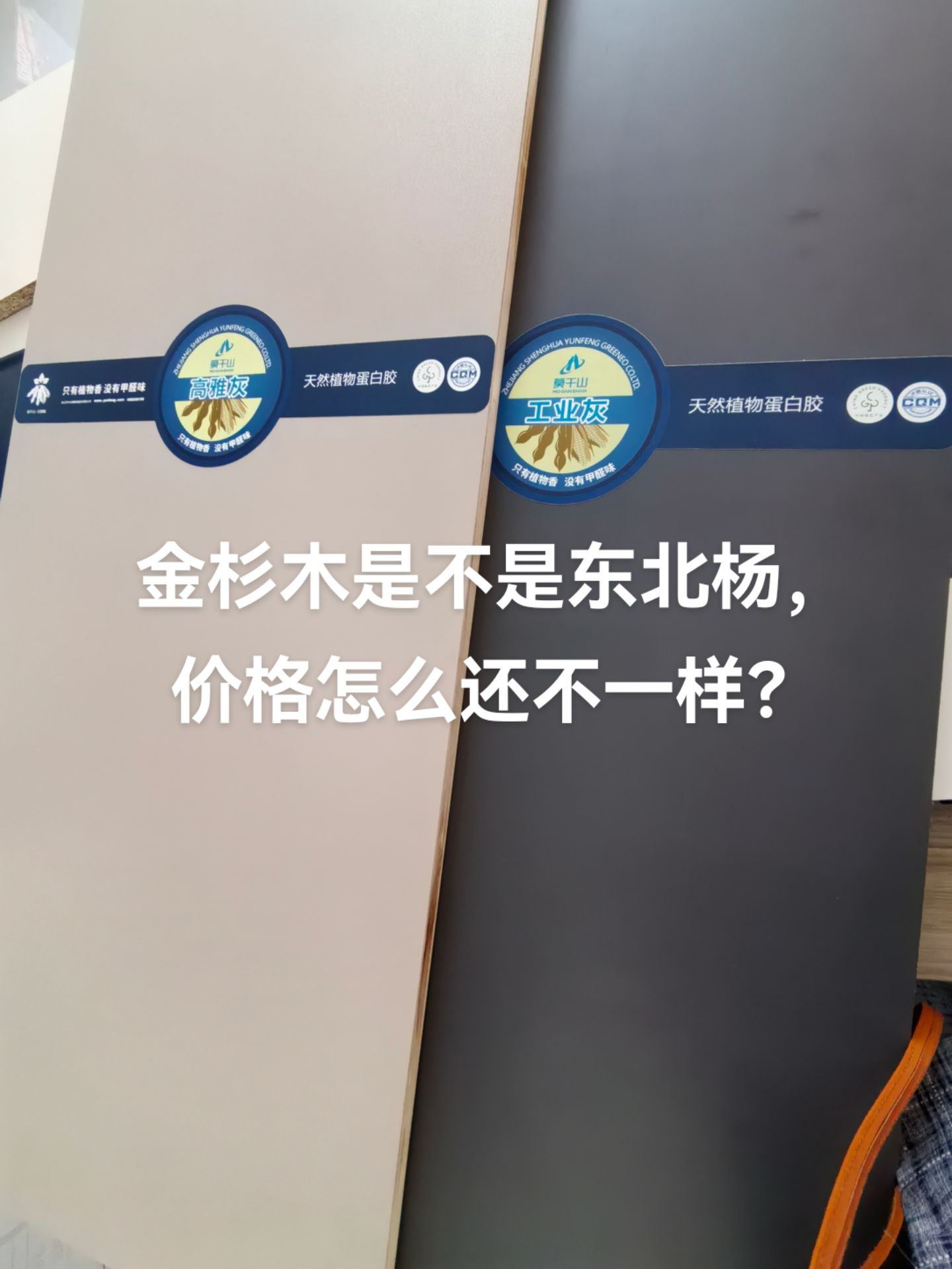 价格为什么不一样?到底哪个更贵?#生态板 #东北杨 #金杉木