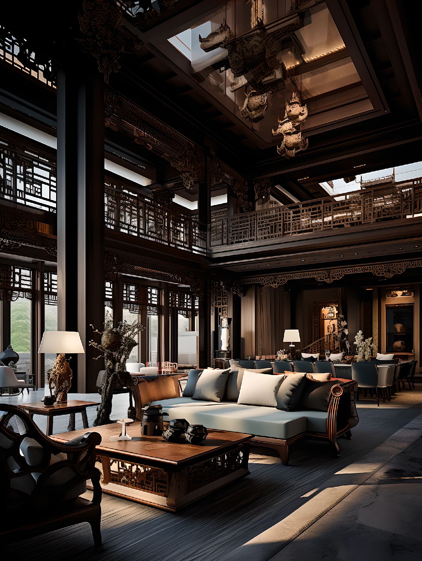 大数据是懂你的  家里没点财力还真是刷不到#中式装修 #古建筑之美