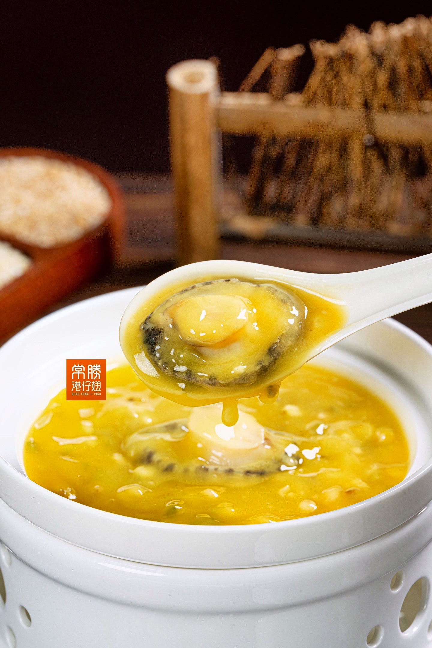 常胜鲍鱼:#图文掘金计划 金汤杂粮鲍鱼!加热即食!保质期一年!